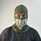 Військова балаклава підшоломник M-KET Олива тактична з DTF принтом трикотаж стрейч кулір розмір 56-58 - зображення 7
