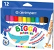 Набор фломастеров Centropen Bigga 12 цветов (7650/12) - изображение 1