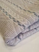 Муслінове покривало Malloory home 150*200 см Абстракція Бежеве - зображення 4