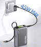Зовнішній Павербанк для ноутбука планшета телефона 65W 20000mAh Toocki P01 Портативний акумулятор для Macbook iPhone Повер Банк зарядка для Макбук Fast Charging Індикація заряду повербанк - зображення 7