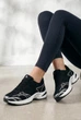 Кроссовки женские Fashion черные на платформе с принтом 347203_39 (24.5 см) - изображение 2