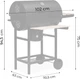 Grill węglowy ModernHome by Multistore RIL-SK27A (5905817010387) - obraz 9