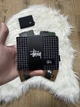 Кошелек Stussy 11×9 см черный в клетку из нейлона - изображение 2