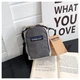 Сумка через плечо Patagonia Серая на затяжках 12×19 см - изображение 5
