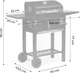 Grill węglowy ModernHome by Multistore RIL-4833 (5905817010363) - obraz 9
