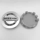 Ковпачок заглушка маточини колеса Nissan 54 мм хром - зображення 1