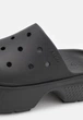 Жіночі шльопанці Платформа Чорні Crocs Stomp Slide Black (40-41, чорний) - зображення 2