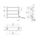 Полотенцесушитель электрический Kroner KRP Diva ER500x500-4 - изображение 6
