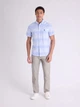 Рубашка хлопковая летняя мужская U.S. Polo Assn 11H0280-VQ00A(AZURE BLUE) M Голубая (786662488621) - изображение 3