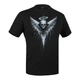 Футболка с рисунком Angel Skull 2XL Combat Black - изображение 1