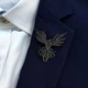 Брошь из стали BROCHE бижутерия Птицы Феникс чёрная BRSF115458 - изображение 5