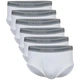 Комплекти чоловічої білизни Gildan Premium 100% Cotton Briefs 6-Pack Color: White 100% Бавовна (GIL1101WHTP6E-01) 2XL - зображення 1