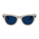 Смарт-очки Ray-Ban Meta Skyler Gen 2 Stand.Shiny Chalky Gray Frame/Clear to Sapphire Transit.Lenses RW4014 6700MF 52-20 - изображение 3