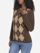 Женский пуловер Tommy Hilfiger 294548092 S Коричневый (1159859693) - изображение 4