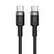 Кабель ACEFAST USB-C до USB-C алюмінієвий alloy charging data cable C22-03 |1.2m, 60W/3A| - зображення 1
