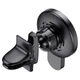 Автотримач для телефона з БЗП HOCO CA85 Ultra-fast magnetic wireless charging car holder Black - изображение 3