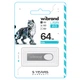 Флеш-накопичувач Wibrand USB 2.0 Irbis 64Gb Сріблястий - изображение 2