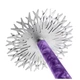 Кальян Tiaga Astra Crystal Purple с прозрачной колбе на уплотнителе из нержавеющей стали с диффузором 57см - изображение 4