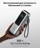 Зовнішній акумулятор повербанк Anker A1695 25000mAh (165W) Power Bank на 4 виходи з вбудованим і висувним кабелями USB-C, Silver - зображення 7