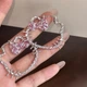 Серьги Hello Kitty со стразами серебристые 4×3,5 см, бижутерный сплав - изображение 11