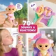 Інтерактивний ігровий набір Fingerlings Jas малятко-мавпочка з 2-в-1 люлькою та високим стільчиком (3125) - зображення 3