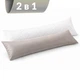 Подушка с наволочкой Дакимакура 40х140 см IDEIA NORDIC COMFORT+, серая - изображение 4