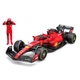 Автомодель Bburago Ferrari SF-23 с фигуркой гонщика 1:24 Красная - изображение 1