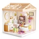 Конструктор-румбокс Mini House Ванная комната 16,5х16,5х19,5 см с подсветкой USB - изображение 2