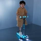 Самокат Micro серії Maxi Deluxe Glow LED – Синій кришталь - изображение 2