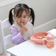 Термоустойчивая тарелка Chicco Warmy Plate, 6м+, цвет пудровый (16000.15) - изображение 2