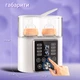 Интеллектуальный стерилизатор и подогреватель LELIK™ Nutri Cheff Duo 9in1 для детских бутылочек, белый + Подарок сушилка для детских бутылочек, сосок, стаканов, всего 9 предметов, LELIK, зеленый - изображение 7