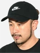 Кепка Nike Club Cap U Cb Fut Wsh L FB5368-011 S-M Черный/Белый (0196606810751) - изображение 3