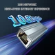 З'єднувач крученої пари перехідник адаптер RJ45 LAN Ethernet F/F 10Gbps Alitek Metal Black (48970) - зображення 9