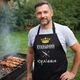 Фартух кухонний чоловічий з вишивкою «Кулінарний хуліган» чорний (0469) - изображение 1