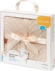 Дитячий плед Babyono з мериносової вовни світло-бежевий 75 x 100 см (5901435417256) - зображення 1