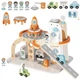 Zestaw drewniany Tooky Toy Kosmiczny Parking (TJ903) (6976831550882) - obraz 2
