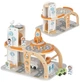 Zestaw drewniany Tooky Toy Kosmiczny Parking (TJ903) (6976831550882) - obraz 4