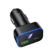 Автомобільний зарядний пристрій HOCO Z63B Barry 48W dual port PD30W+QC3.0 digital display car charger - зображення 3