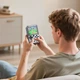 Портативна ігрова консоль HOCO GA40 Brilliant vertical screen handheld game console Gray (6942007673051) - изображение 9