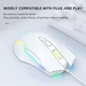 Геймерская проводная мышь Onikuma CW-97 с RGB подсветкой и 6400 DPI, игровая мышь для ПК Белый - изображение 4