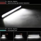 Светодиодная тормозная панель UPXSXT 2 шт. 15 LED, 12–24 В, Габаритный светодиодный фонарь Белый, Водонепроницаемый - изображение 3