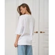 Футболка жіноча біла L однотонна 19664 - зображення 3
