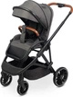 Візок прогулянковий Caretero Ratio темно-сірий 93 x 59 x 113 см (5908310397214) - зображення 2
