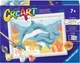 Картина за номерами Ravensburger CreArt Стрибаючий дельфін 12023252 (4005555232520) - зображення 1