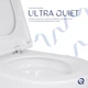 Унитаз подвесной Qtap Scorpio ML Ultra Quiet с сиденьем Slim Duroplast/ Soft-close/ MagLock QTSCOML26W49624 - изображение 4