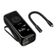 Автомобільний компресор насос Hoco ZP18 Enlighten portable smart air pump 4000 mAh Black - изображение 5