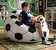 Надувное кресло-пуф Inflatable Sofa / Надувное кресло-мешок 110×110×85 см с насосом - изображение 1