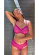 Бюстгальтер Thirdlove Graphic Mesh Demi Bra - Малиновий - 75G - зображення 7