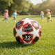 М'яч футбольний TK Sport Meik №5 420 грам Червоно-білий поставляється накачаним на 90% (C 55989/4) - зображення 5