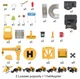 Parking firmy budowlanej Woopie Roboty Drogowe 41 element (56928) (5906280656928) - obraz 2